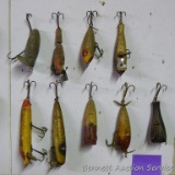 Old fishing lures up to 4-1/2