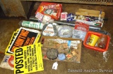 Misc. lot includes mouse traps, screen, playing cards, Yahtzee game and more.