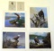 Four signed and numbered eagle prints including: Raptor In The Rain by Don Kloetzke (22 1/8? x 27