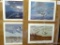 Five duck prints by Kathy Flynn, Ken Kunzer, Rhynard Klingbeil, and Richard Evans Younger. Two Kathy