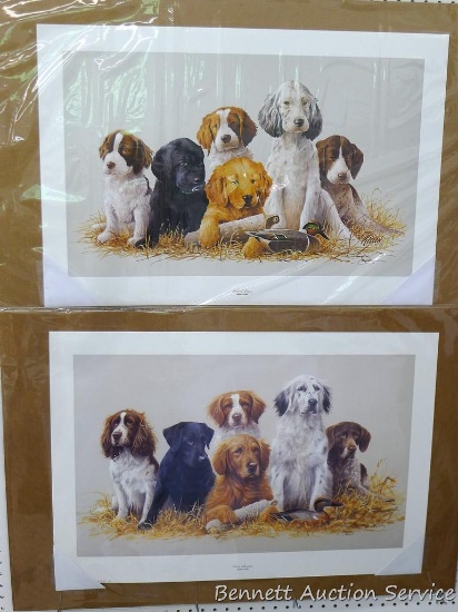 Pair of prints by James Killen entitled 'School Daze' and 'Class Reunion'. Neat set. Each measures