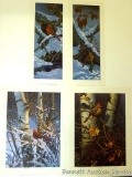 Two multi-artist prints, plus two Jerry Gadamus. 'First Season -Cardinal' by Kloetzke, Budden,