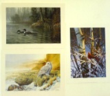 Three signed & numbered multi-artist prints. 'Tranquil Waters' by Kloetzke, Zoellick, Gadamus,