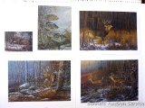 Four signed & numbered prints by Zoellick & Kloetzke, plus one other. Kloetzke print 'Something in