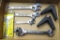 Adjustable wrenches, largest is 10