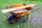 Wheel barrow comes with replacement wood. 36