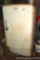 Vintage Firestone refrigerator has a steel inside liner and would make a great smoker. Stands 5'