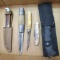 Variety of knives includes a Pine Ridge with sheath 9
