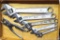 Five adjustable wrenches largest is 15