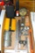 Stanley 50' tape measure; carpenter squares; putty knife and more.