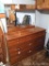 Six drawer dresser with mirror and dovetailed drawers. Dresser is in overall good condition.