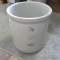 Four gallon Red Wing stoneware crock is in overall good condition - has one chip on rim, but no