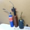 Three propane torches with striker. One is a Burnzomatic TS2000. If shipped will remove propane
