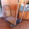 Handy firewood cart. Platform measures 24