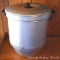 Steam canner is in good condition. Made in Korea. Stands 14