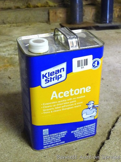 No shipping.  Mostly full container of Klean Strip acetone.