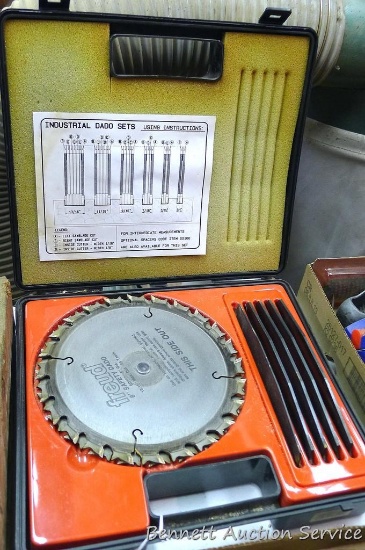 Freud Safety Dado. Diameter is 8" with 24 teeth. Comes in nice carrying case.