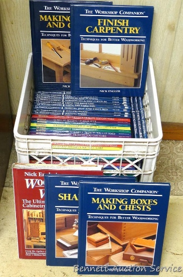 The Workshop Companion woodworking book series; plus a series of Wood woodworking project books.