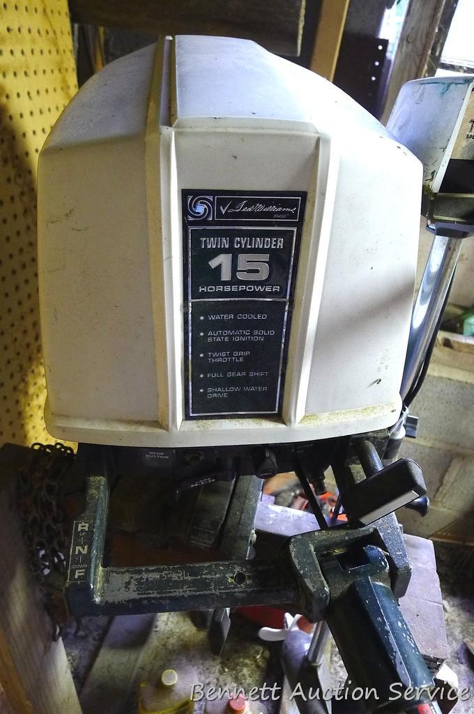 15 hp ted williams outboard motor