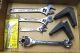 Adjustable wrenches, largest is 10