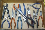 Assortment of pliers including needle nose, angled needle nose 11