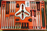 46 piece puller for harmonic balancers; includes extra parts from another set.