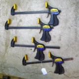 Four Quick Grip wood clamps 20
