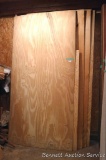 Four sheets of 4x8 plywood including 1/2