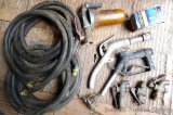 Gas pump hose, nozzles, and more.
