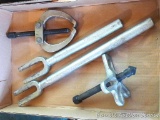 Two ball joint & tie rod end forks, longest is 16