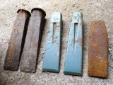 One Craftsman and four other splitting wedges up to 6 lbs.