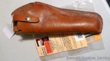 Hunter size 7 Sure-fit leather holster is in good used condition.