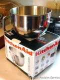 KitchenAid stainless steel 6 quart bowl for a Professional Series mixer. Comes with original box.