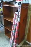 Bookcase is sturdy and in good condition. Measures 44-1/2' tall x 25