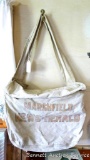 Really cool old Marshfield News-Herald newspaper delivery bag is in good condition. Measures 16