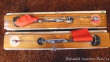 Two Arctic Fisherman tip ups from Beaver Dam, Wis with original boxes. Each 23