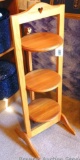Nice wooden plant stand is approx 36
