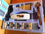 Charlescraft super heavy duty home hair cutting set includes five attachments, scissors, more.