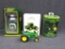 John Deere tree ornaments, one is Hallmark. One without package is approx 3-1/2