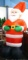 Giant 8' holiday inflatable Jolly 'ol Saint Nick. Inflates, light works, very impressive.