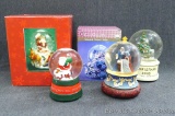 Several snow globes up to 7