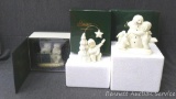 Three Snowbabies figurines include 'This Will Cheer You Up', 'Starlight Serenade', and 'All We Need