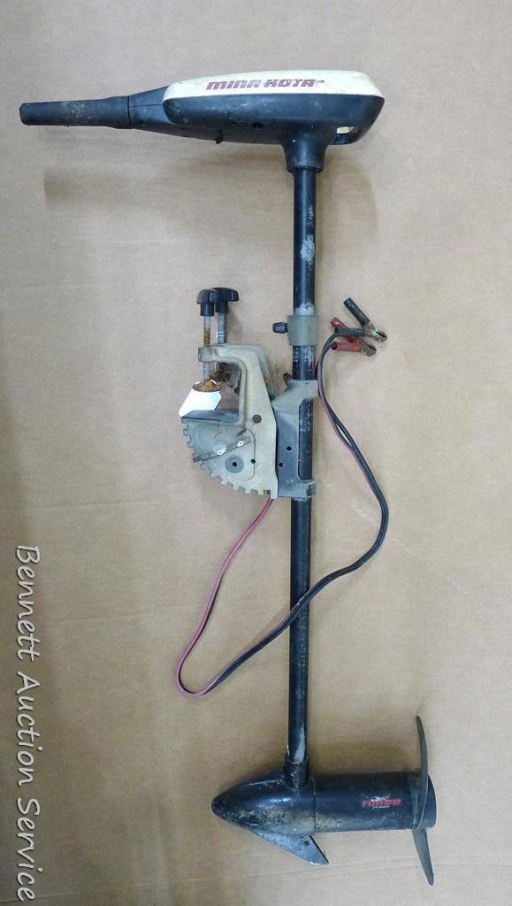 Minn Kota Turbo 50 electric trolling motor is | Proxibid Minn Kota Turbo 50 electric trolling motor is | Proxibid