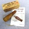 Wooden duck call comes with box that says Lohman No 103 and instructions that say Lohman No 107.
