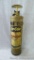 Brass Fry-Fyter Model A vintage fire extinguisher with mounting bracket. Measures approx 14