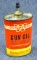 Vintage Winchester 3 oz gun oil can is 4-1/2