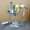 Oxwall multi-purpose drill stand has tilting table. Table is model No 3000. Has a Black & Decker