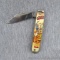 The Lone Ranger and Tonto folding pocket knife was made in the USA. In nice condition with very