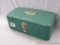 Metal Union single tray tackle box is about 14-1/2' x 7-1/2