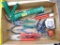 Assortment of pliers includes needle nose, side cutters, crimpers, tin snips and more. Also includes